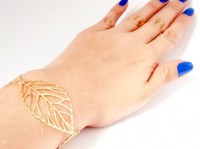 Pulseira\Bracelete Folha Fosca (lindo!)
